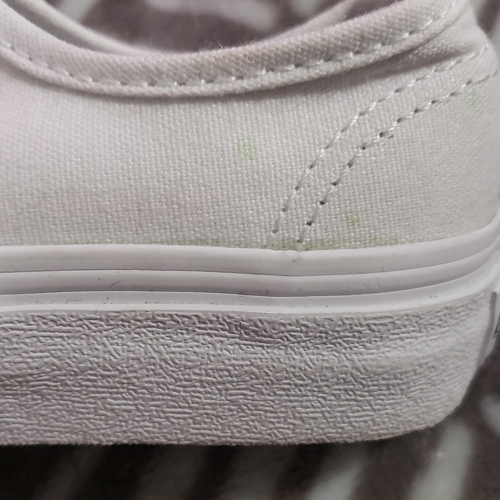 Little Boys All White Vans - Picture 3 of 3